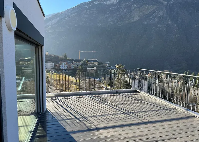Penthouse Visp - Mit Grosser Dachterrasse Und Panoramablick